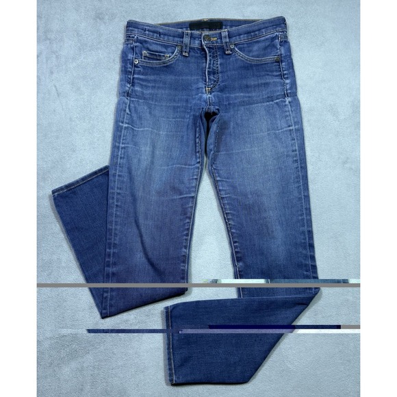 Veronica Beard Denim - Veronica Beard Jeans Womens 29x29 Slim Fit Tapered Stretch Indigo Lowrise USA